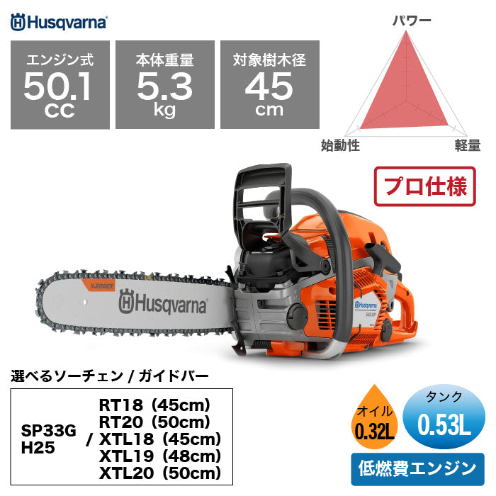 ハスクバーナ エンジン式チェンソー 550XPMarkⅡ